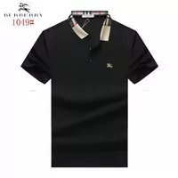 burberry short-sleeve oxford polo shirt grille lapel